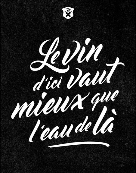 Le vin d'ici vaut mieux que l'eau de là